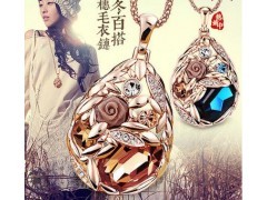 新款秋冬季项链女毛衣链百搭长款配饰复古装饰品时尚简约日韩吊坠